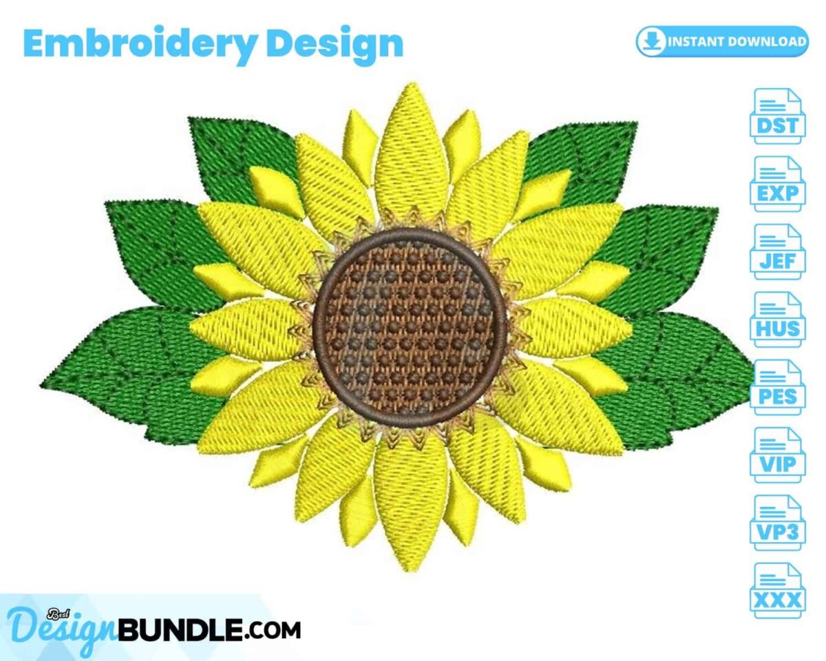 sunflower-embroidery-design