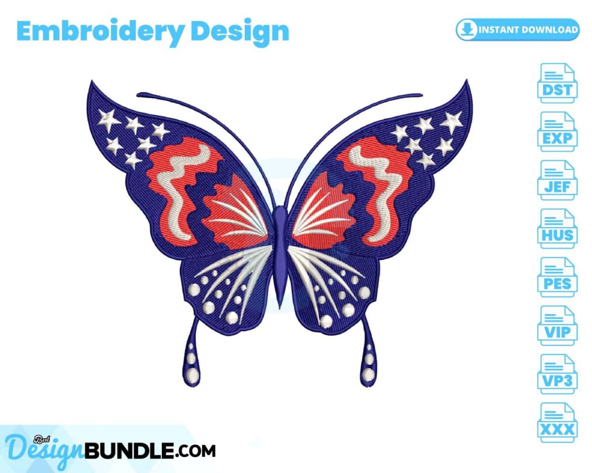 butterfly-usa-flag-embroidery-design