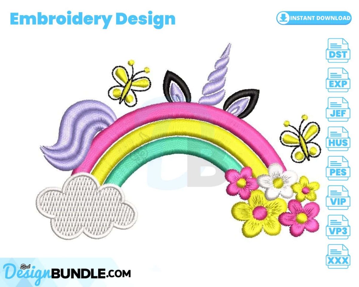rainbow-with-flowers-and-unicorn-embroidery-design