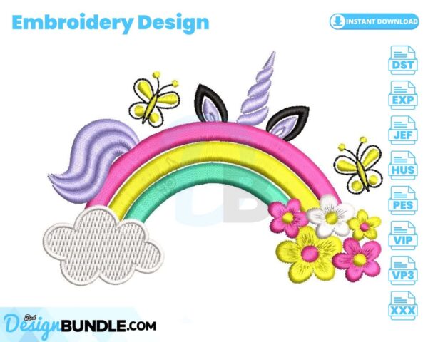 rainbow-with-flowers-and-unicorn-embroidery-design