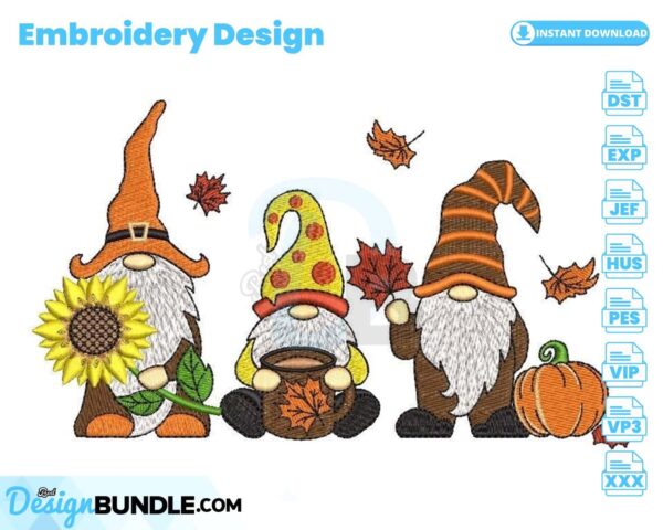 fall-gnomes-embroidery-design