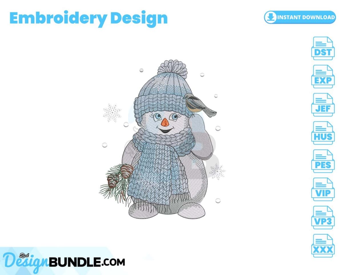 snowman-embroidery-design