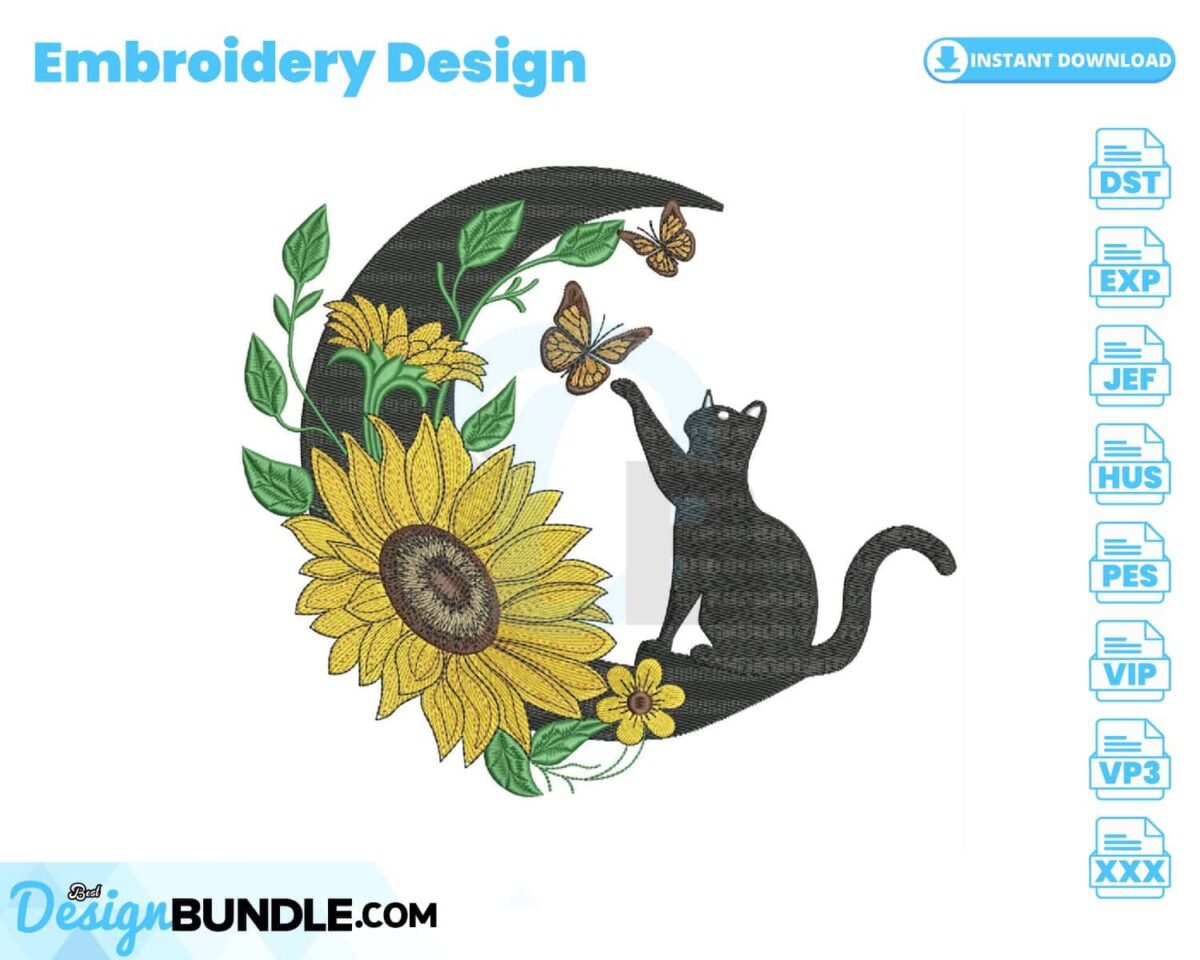 cat-and-moon-embroidery-design