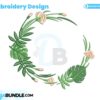 tropical-leaves-frame-embroidery-design