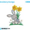 bunny-with-daffodils-embroidery-design