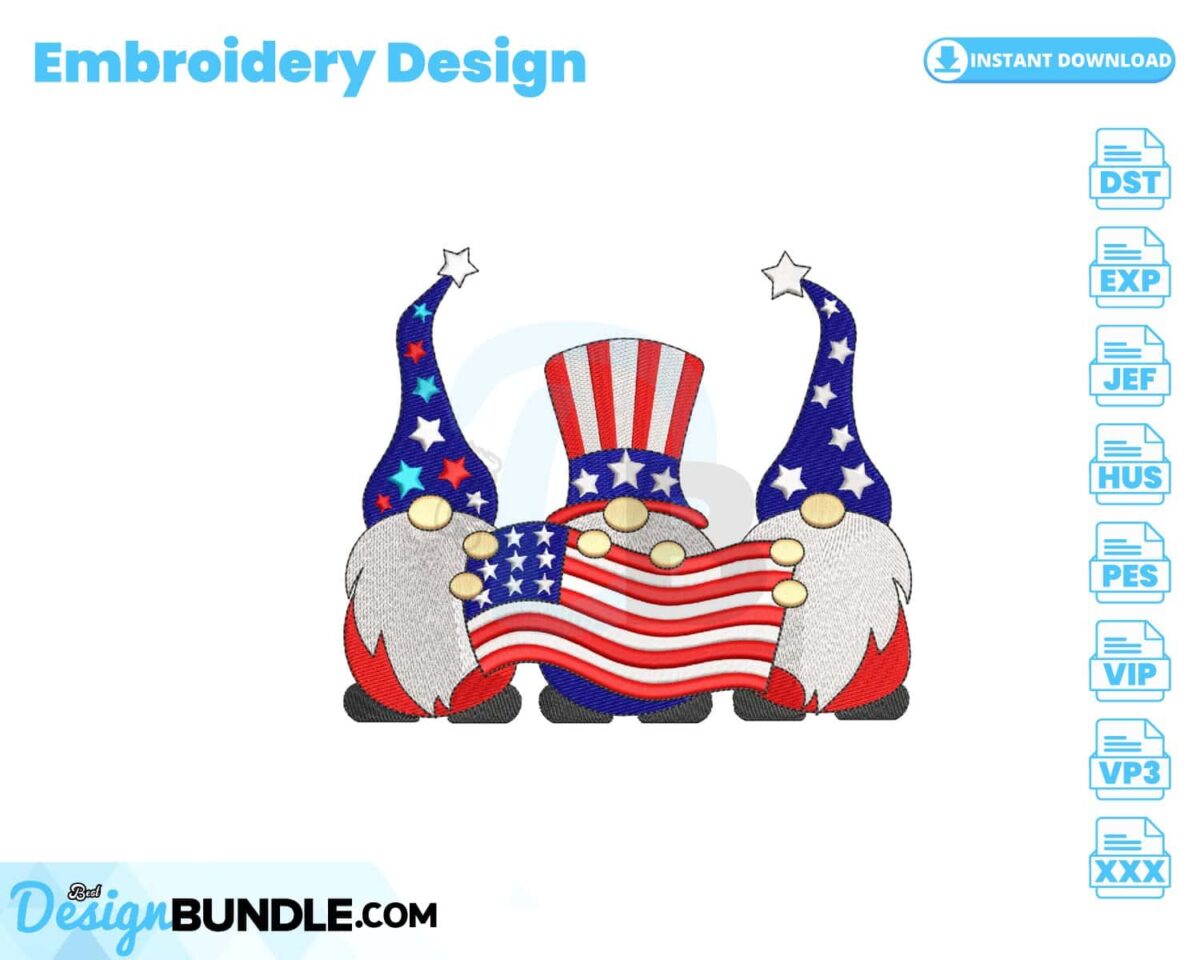 4th-of-july-gnomes-patriotic-embroidery-design