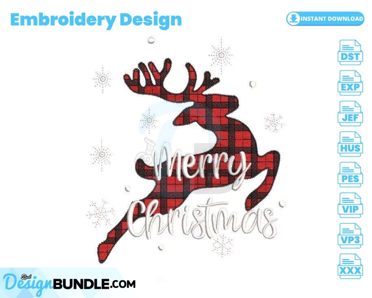 christmas-deer-embroidery-design