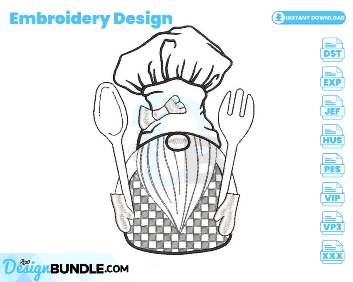 cook-gnome-embroidery-design