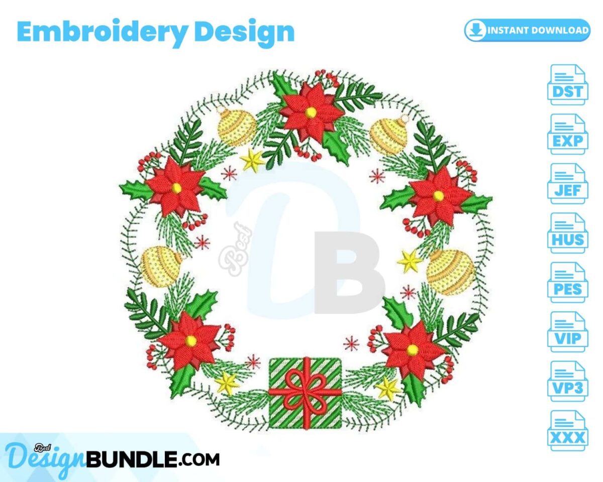 christmas-wreath-embroidery-design