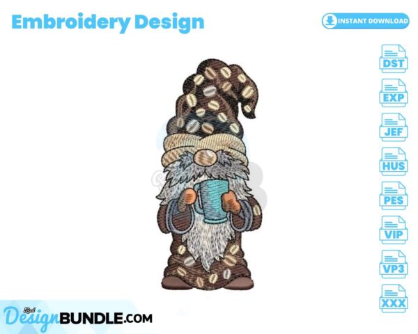 coffee-gnome-embroidery-design