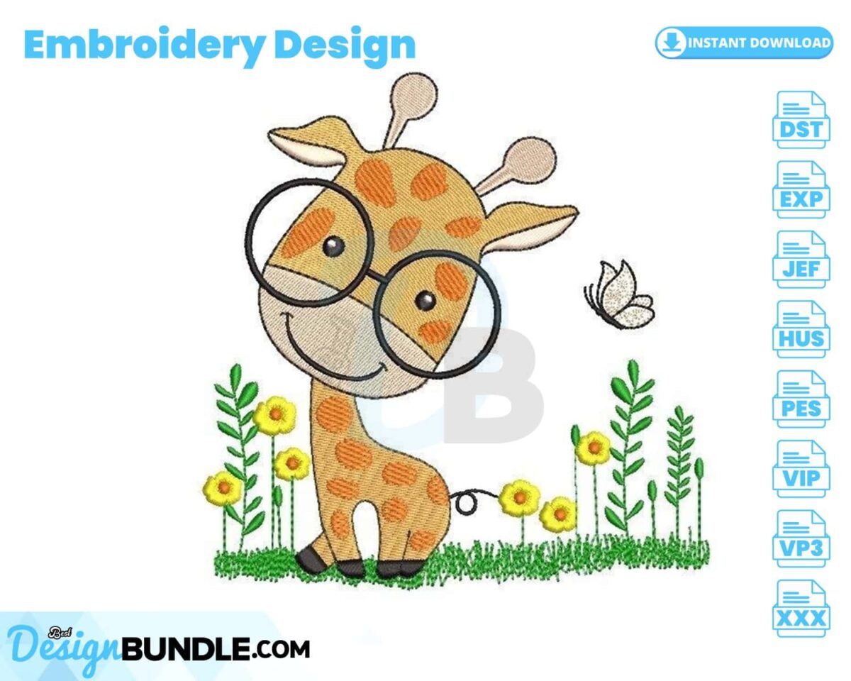 giraffe-cub-embroidery-design