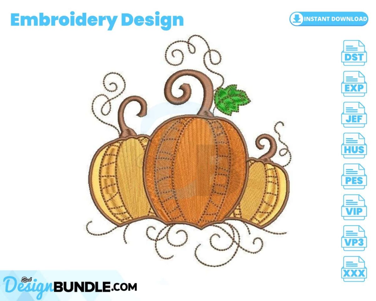 pumpkin-autumn-embroidery-design