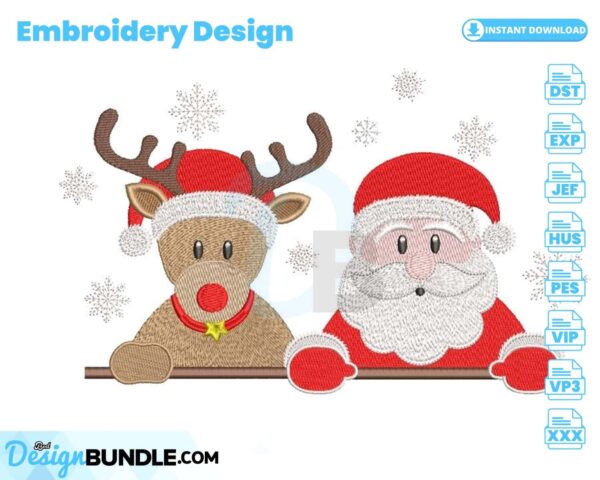 santa-and-deer-embroidery-design