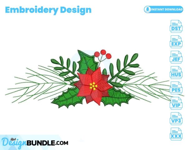 christmas-poinsettia-embroidery-design