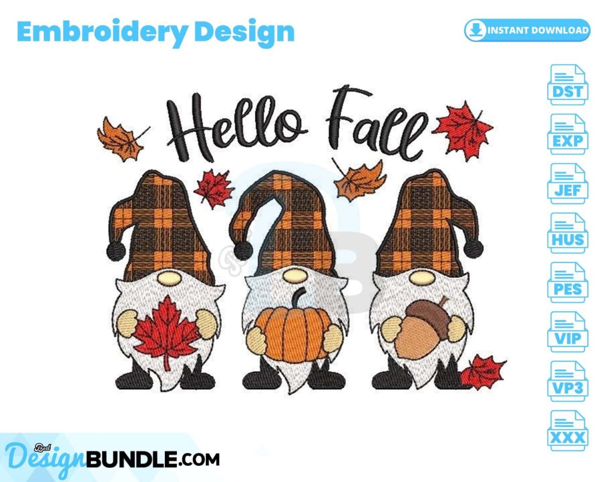 fall-gnomes-embroidery-design
