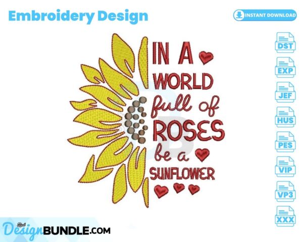 sunflower-embroidery-design