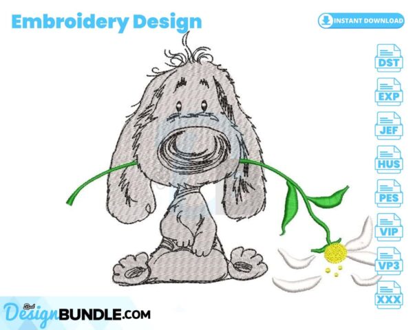 dog-with-a-flower-embroidery-design