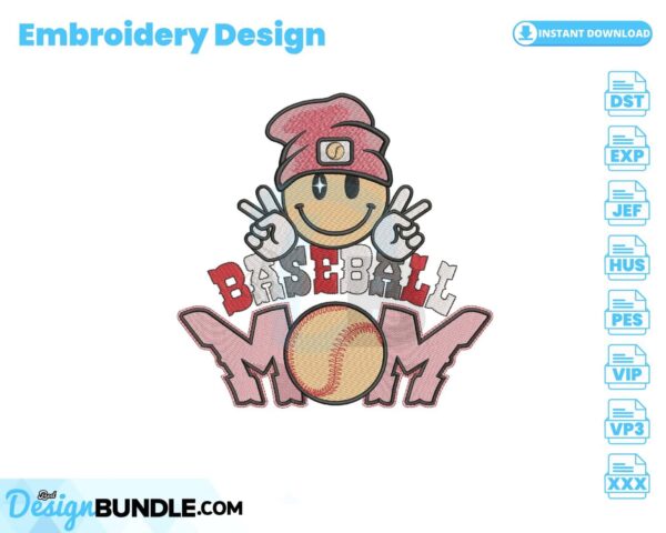baseball-mom-embroidery-design