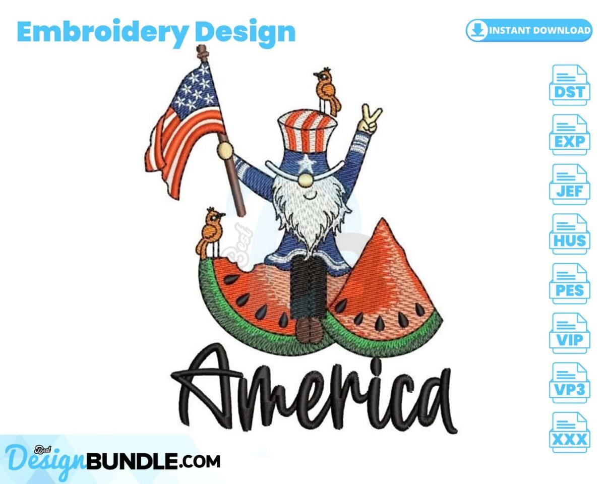 4th-of-july-gnome-patriotic-embroidery-design