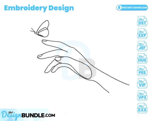 butterfly-and-hand-embroidery-design