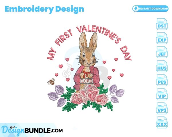 rabbit-embroidery-design