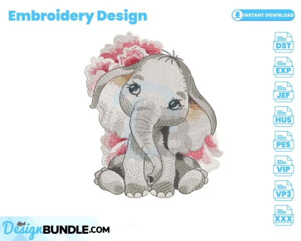 elephant-embroidery-design