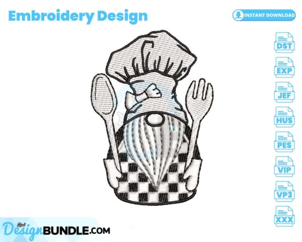 cook-gnome-embroidery-design
