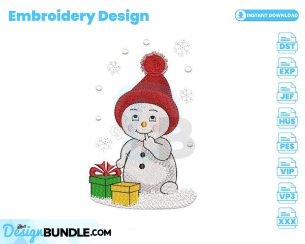snowman-embroidery-design
