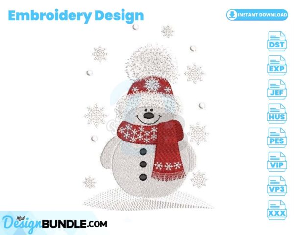 snowman-embroidery-design