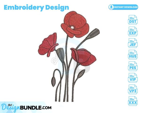 poppies-embroidery-design