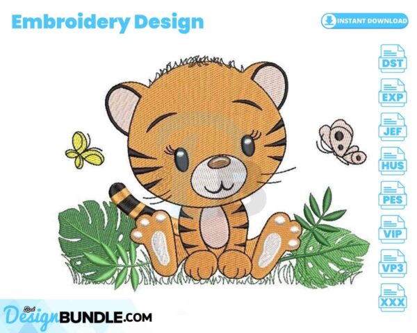 tiger-embroidery-design