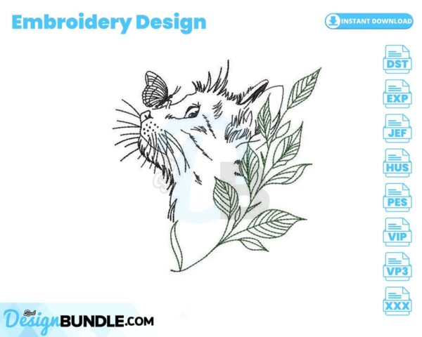 kitten-and-flower-embroidery-design