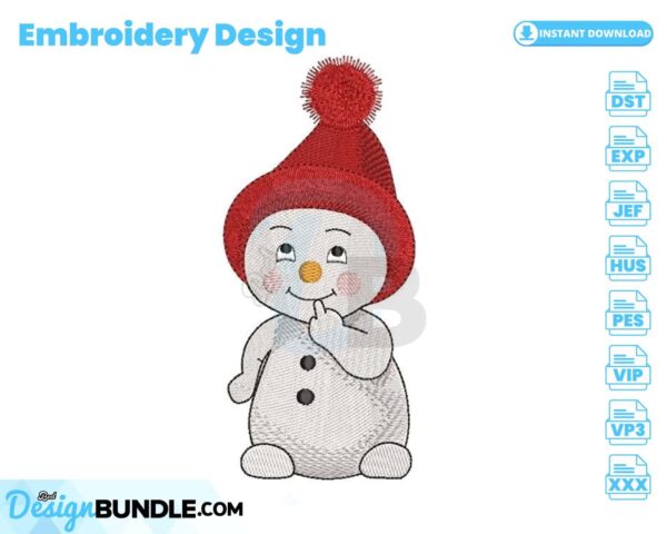 snowman-embroidery-design