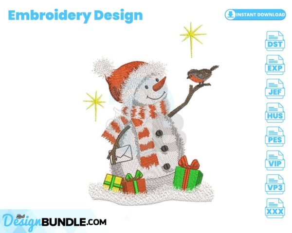 snowman-embroidery-design