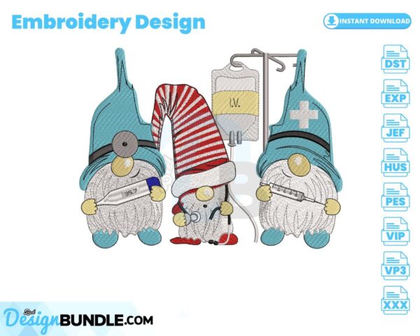 healthcare-gnomes-embroidery-design