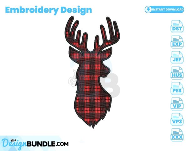 reindeer-christmas-embroidery-design