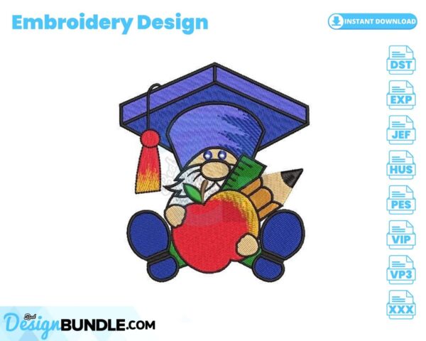school-gnome-embroidery-design