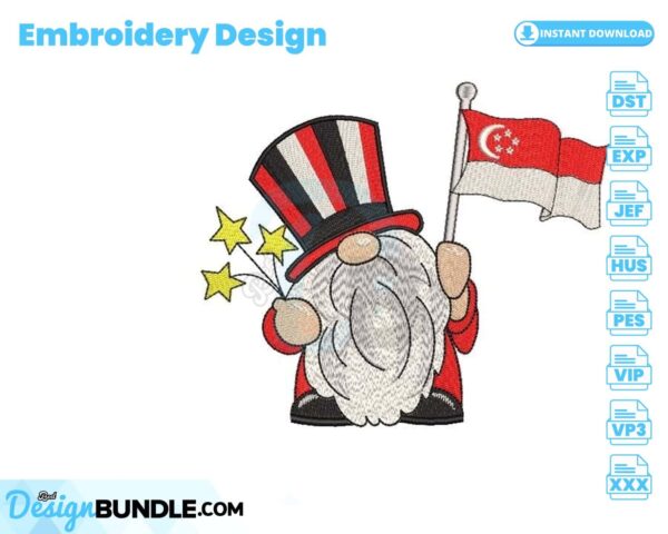 singapore-gnome-embroidery-design