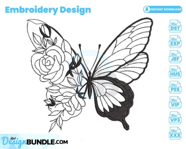 butterfly-and-flower-embroidery-design