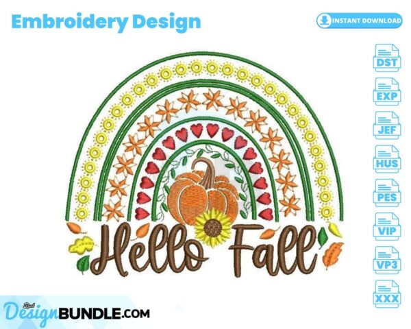 rainbow-hello-fall-embroidery-design