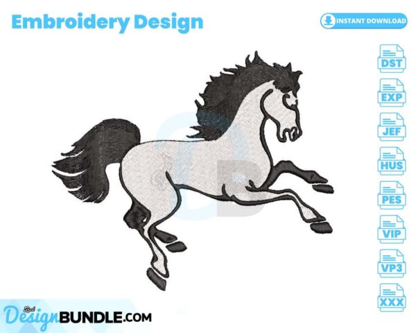 horse-embroidery-design