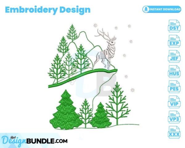 reindeer-christmas-design-embroidery-design