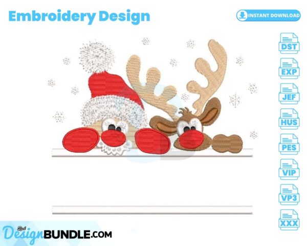 santa-and-deer-embroidery-design
