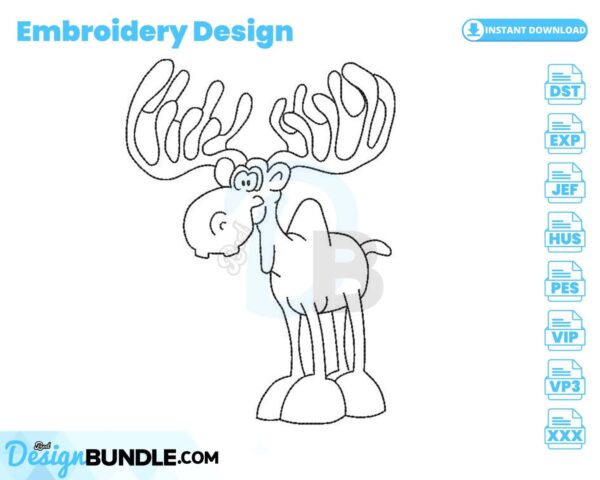 elk-embroidery-design