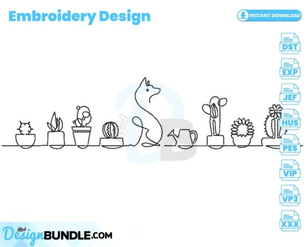 cactus-and-dog-embroidery-design