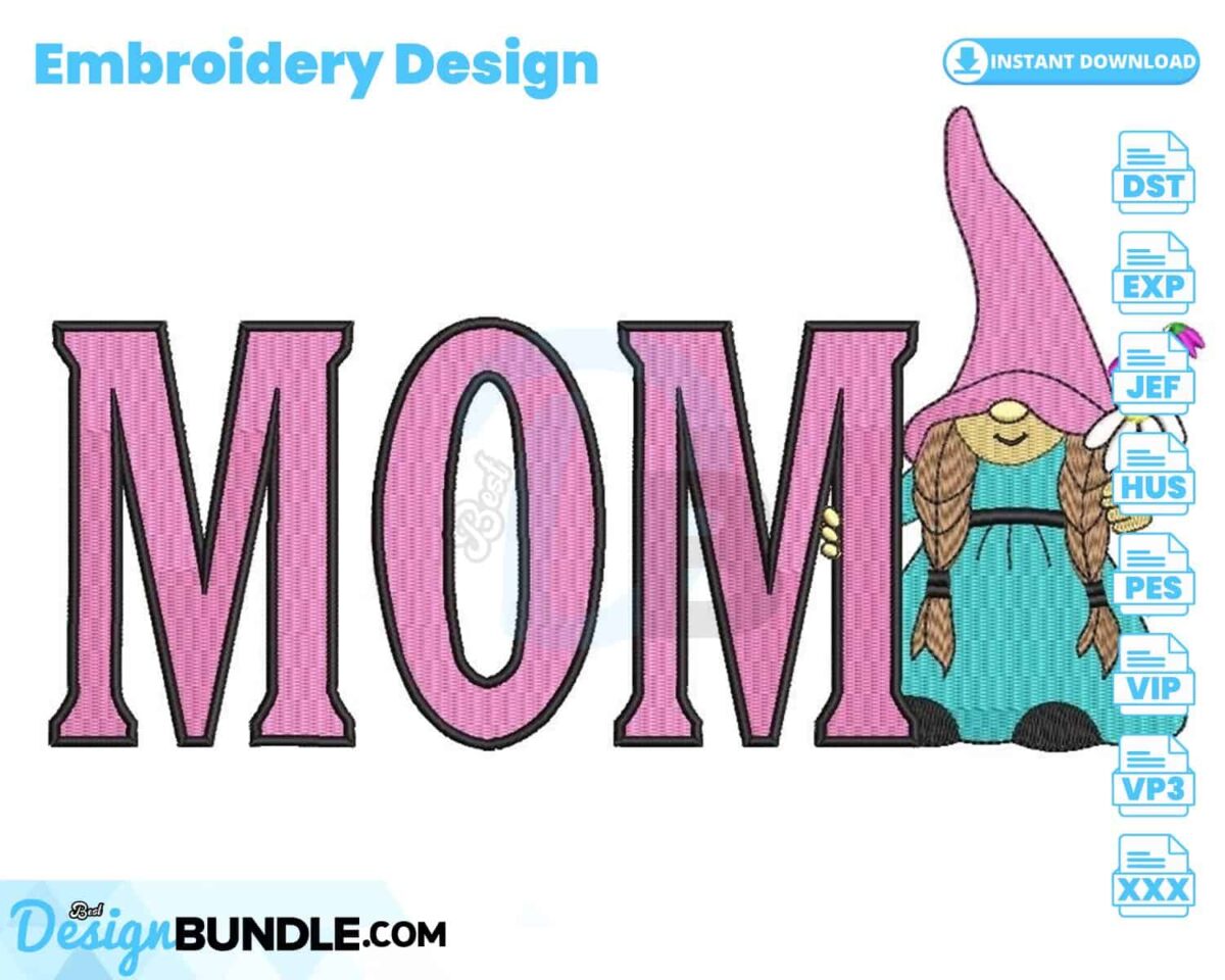 gnome-for-mom-embroidery-design