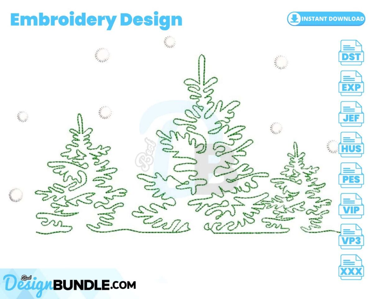 christmas-trees-in-the-winter-forest-embroidery-design