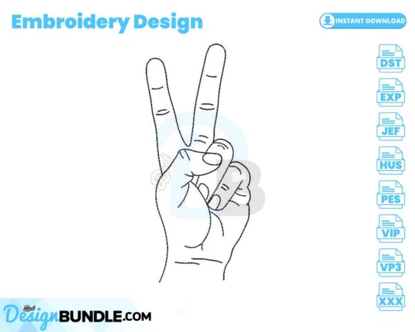 peace-fingers-sign-embroidery-design