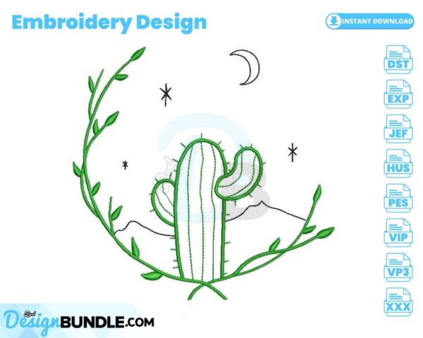 cactus-wreath-embroidery-design