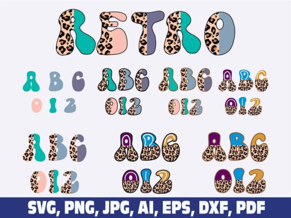 retro-groovy-alphabet-svg-png